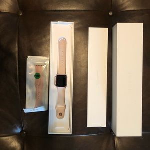 Apple Watch series 2 rose gold aluminum case